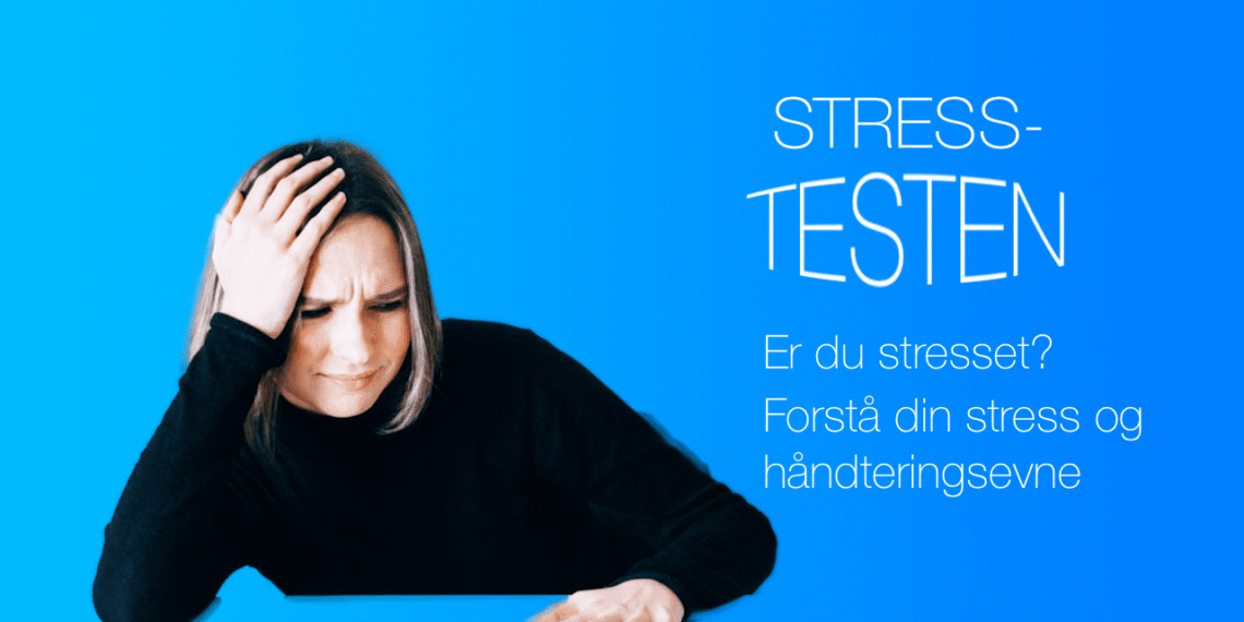 Stress-test kvinde sidder og ser stresset ud V4.1