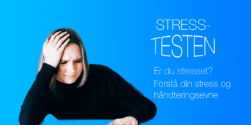 Stress-test kvinde sidder og ser stresset ud V4.1