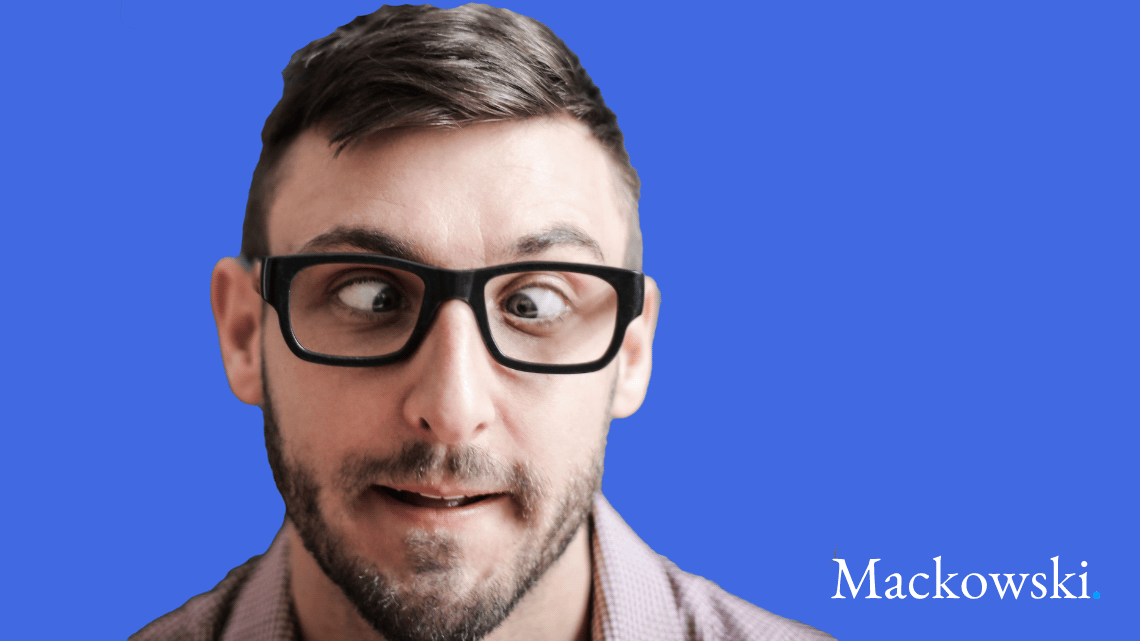 Dunning-Kruger test mand er skeløjet og ved ikke hvad han ikke ved