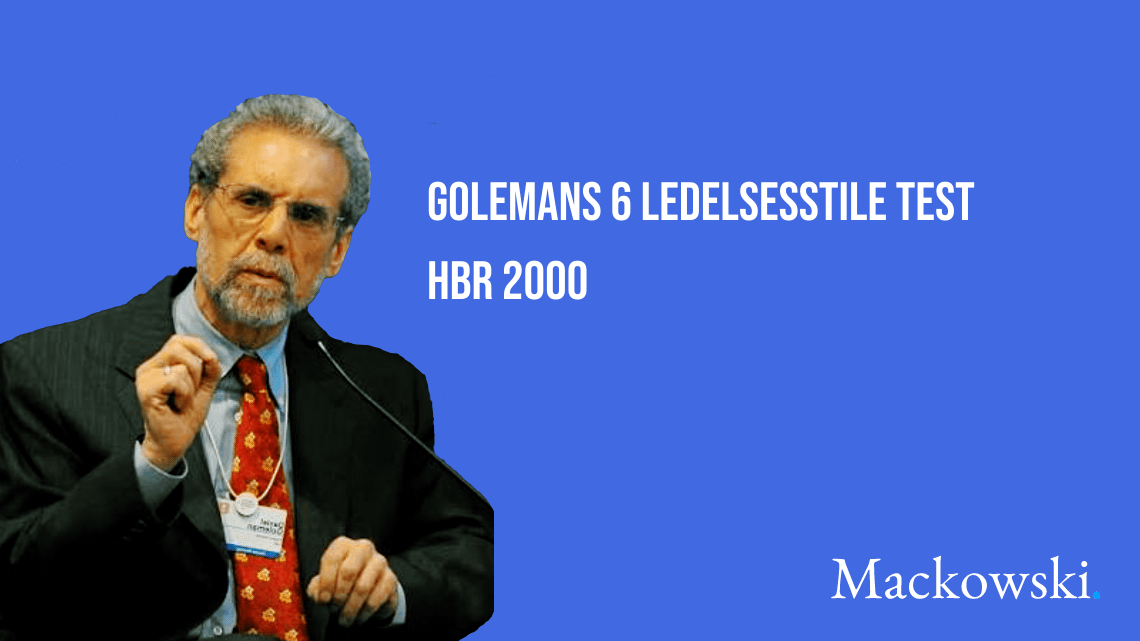 Golemans 6 ledelsesstile test infobillede af Leder Nikolaj Mackowski