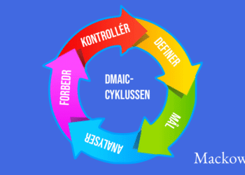 Six Sigma infografik på dansk af Leder Nikolaj Mackowski