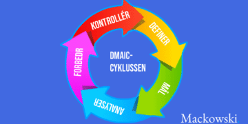 Six Sigma infografik på dansk af Leder Nikolaj Mackowski